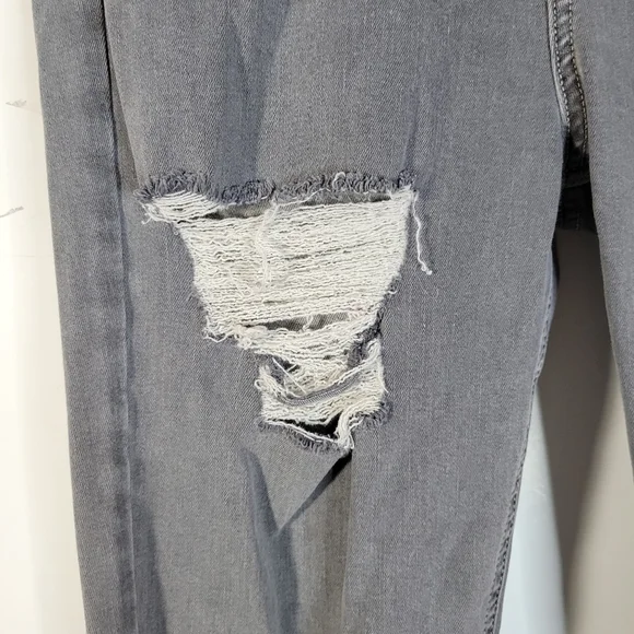 Womans Top Shop Moto Tall Jeans 30 x 36 Gray Jamie Skinny - Picture 5 of 11